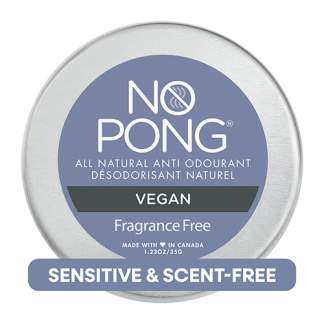 CA No Pong Fragrance Free Vegan 35g Tins