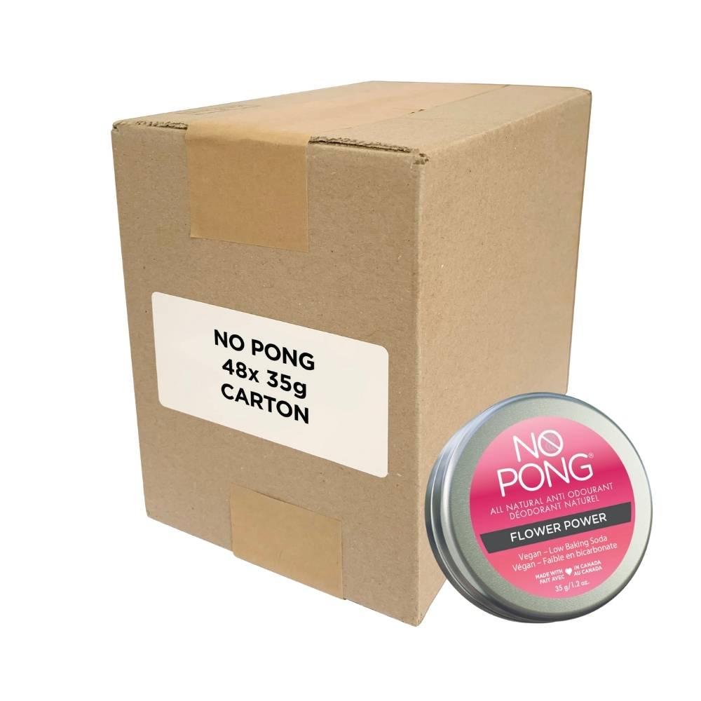 No Pong – Flower Power Vegan – 48 Unit Carton