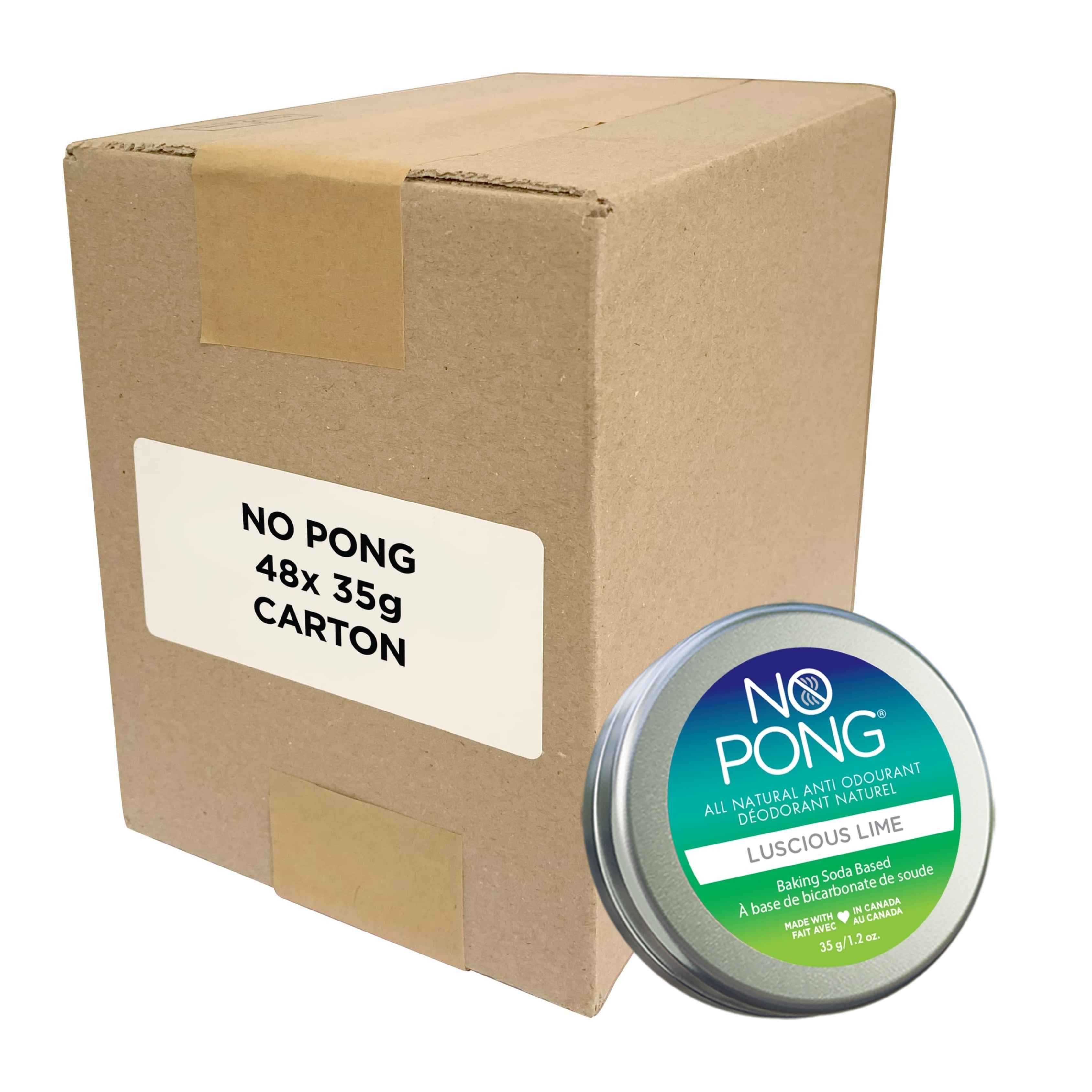 No Pong Luscious Lime Original – 48 Unit Carton