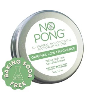 No Pong Bicarb Free, Low Fragrance 35g tin